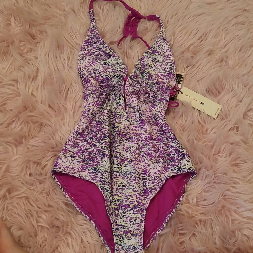Swim suit open back